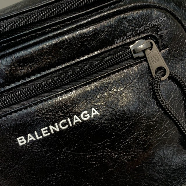 Balenciaga專櫃爆款斜挎胸包腰包 巴黎世家男女同款腰包全皮胸包 fyj1513